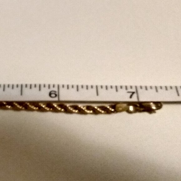 10k yellow gold rope bracelet - Picture 8 of 12